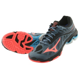 Tênis de voleibol Mizuno Wave Lighting Z4 W V1GC180065 cinza 4