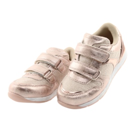 Tênis Różowe American Club ES25 ouro rosa amarelo 3