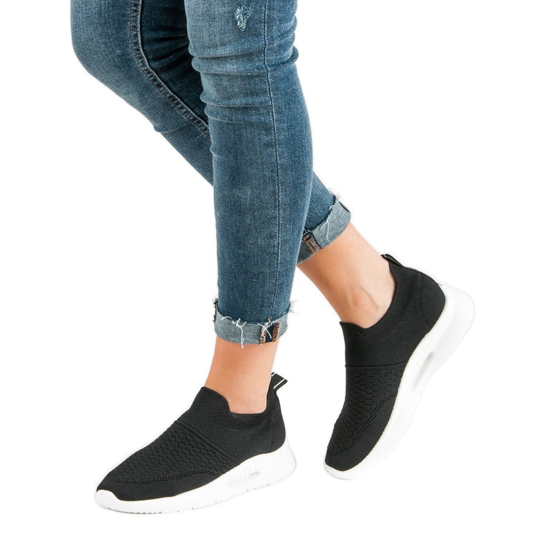 Calçado Têxtil Desportivo preto 2