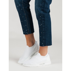 Calçado Têxtil Desportivo branco 2