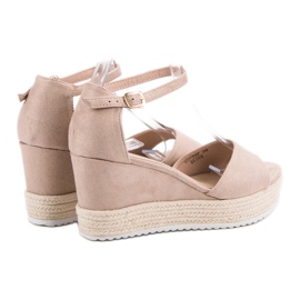 Seastar Sandálias Beige Wedge bege 2