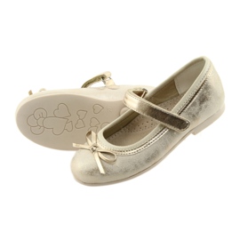 Bailarinas com arco e arco American Club GC18 castanho amarelo 4