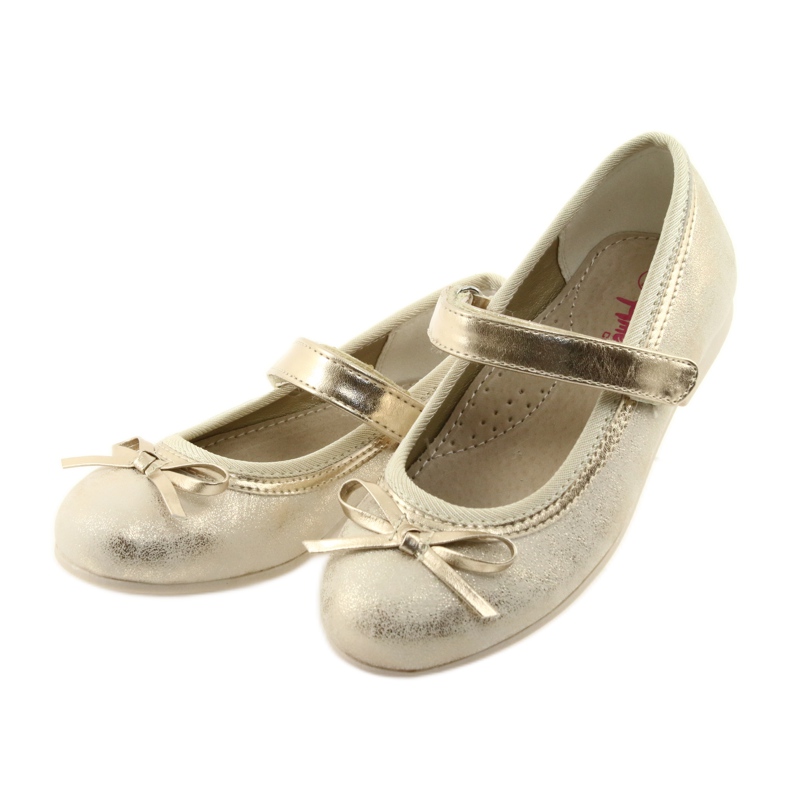 Bailarinas com arco e arco American Club GC18 castanho amarelo 3