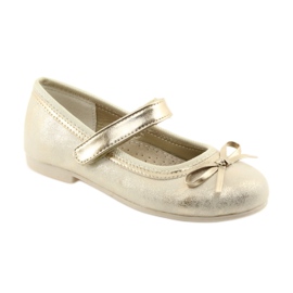 Bailarinas com arco e arco American Club GC18 castanho amarelo 1