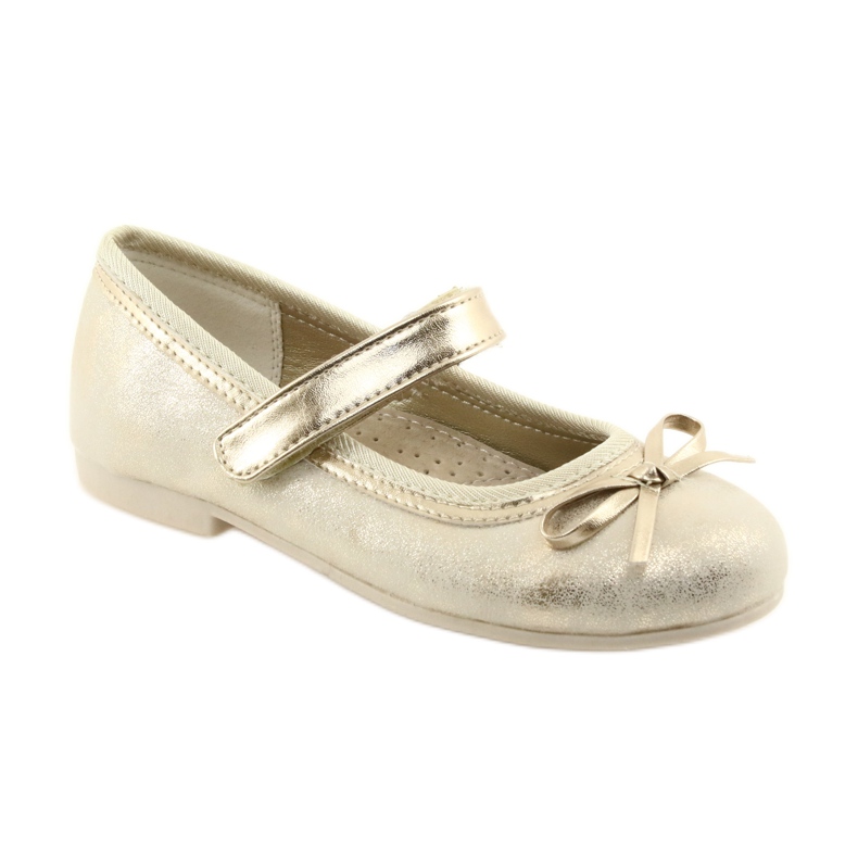 Bailarinas com arco e arco American Club GC18 marrom amarelo 1