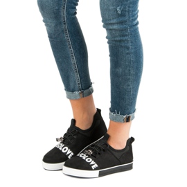 Bestelle Love Calçados Esportivos Slip-On preto 1