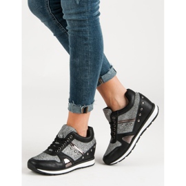 Cm Paris Tênis Pretos Com Strass 2