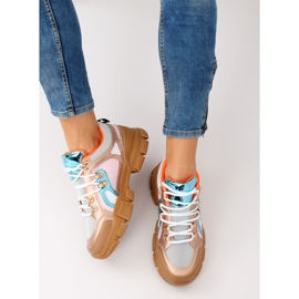 Sapatilhas multicoloridas 2974 Champagne multicolorido 1