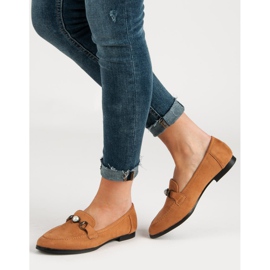 Mocassins de camelo marrom 2