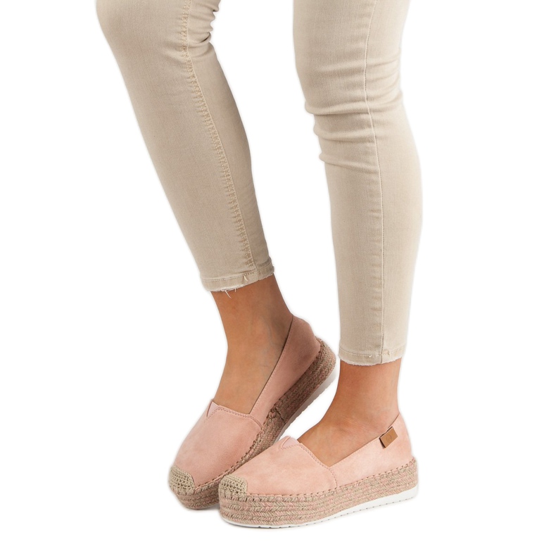 Forever Folie Alpercatas rosa na plataforma 1