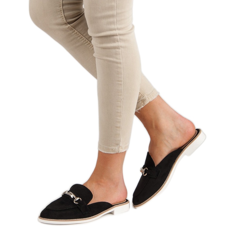 Chinelos Elegantes Femininos preto 2