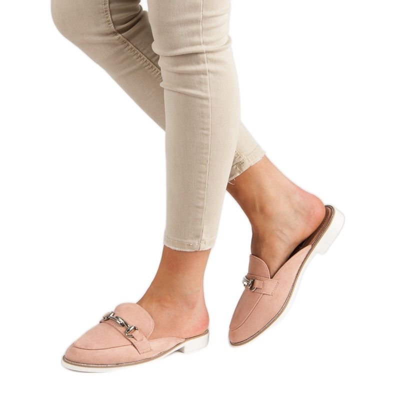 Chinelos Elegantes Femininos rosa 2