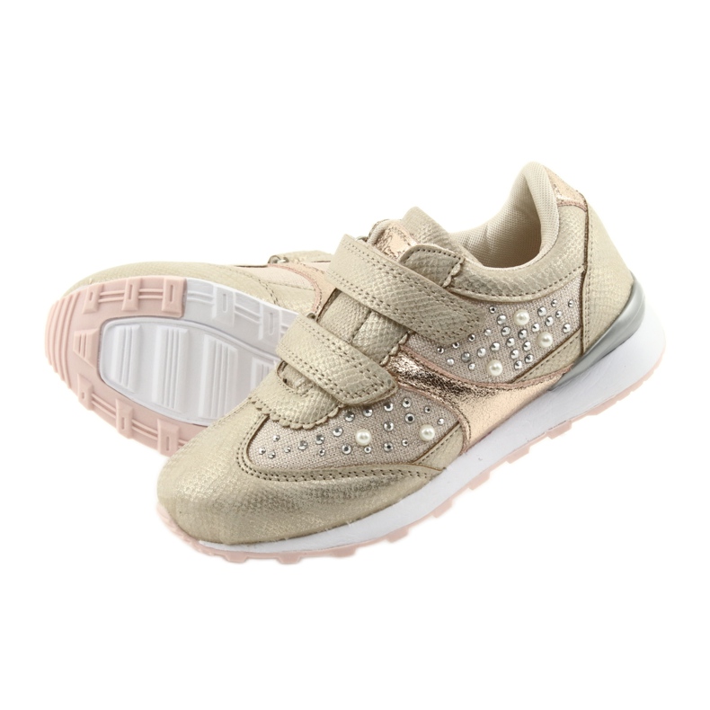 Esportes meninas American Club ES19 ouro dourado 5