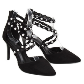 Black B-50 Pregos pretos com tachas 1