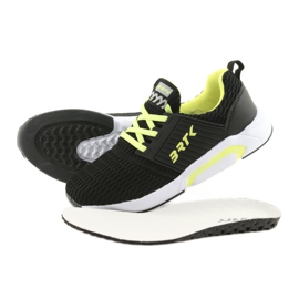 Sapatos esportivos Bartek 55110 pretos amarelo 5