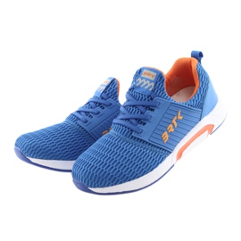 Calçado desportivo azul Bartek 55110 laranja 3