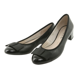 Sapatilhas femininas com arco Caprice 22307 preto 4