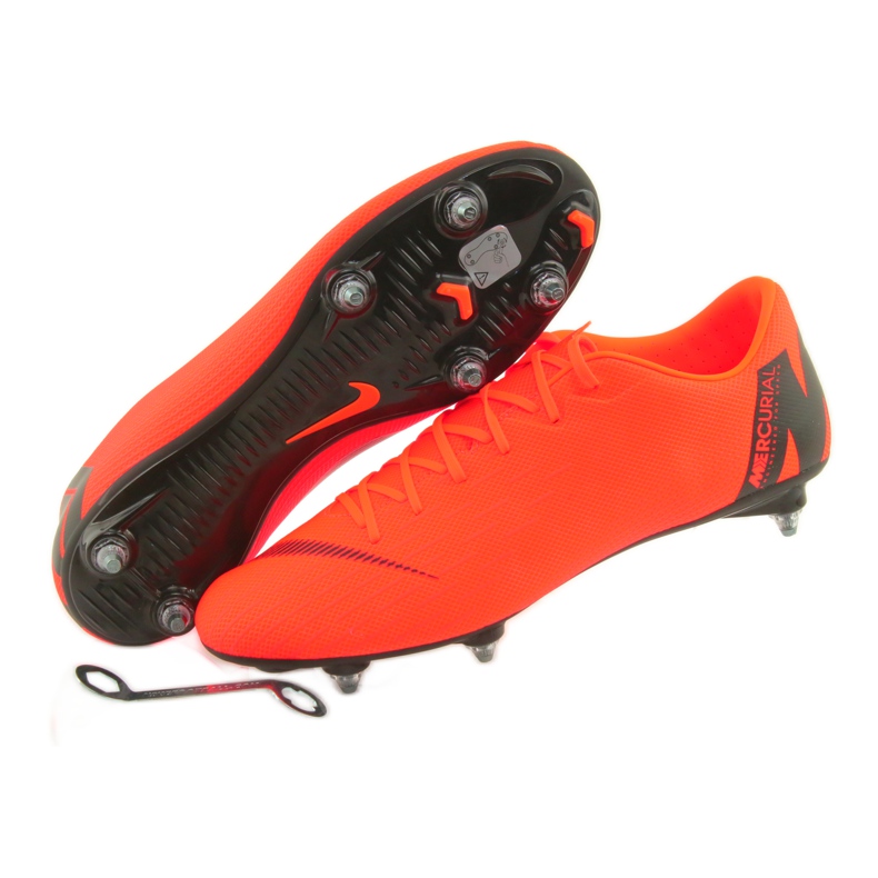 Chuteiras Nike Mercurial Vapor 12 Academy SG Pro M AH7376-810 laranja 4