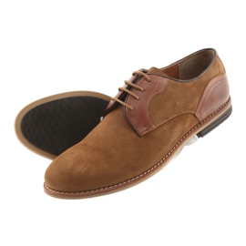 Sapatos masculinos Badura Casual 3687 Brown marrom 5