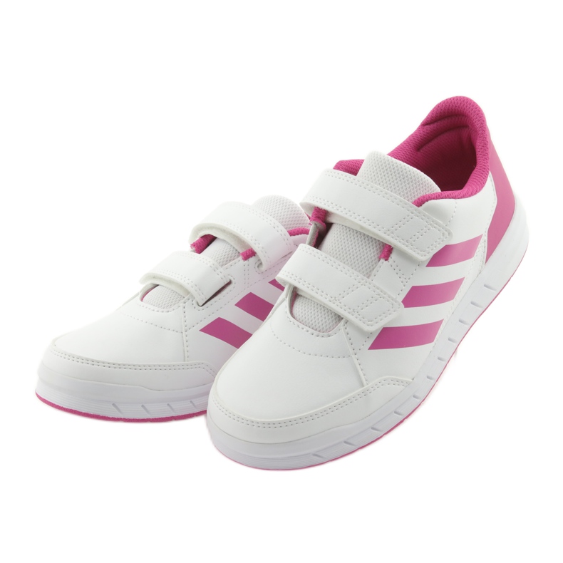 Sapatos Adidas AltaSport CF K Jr D96828 branco rosa 3