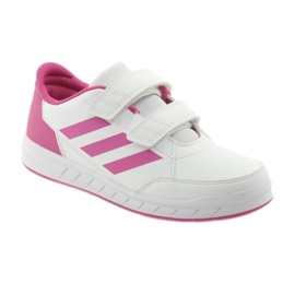 Sapatos Adidas AltaSport CF K Jr D96828 branco rosa 1