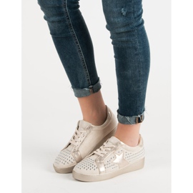 Bestelle Sapatos esportivos com strass marrom 1