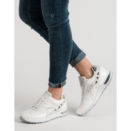 Calçados Esportivos Com Lantejoulas branco 1