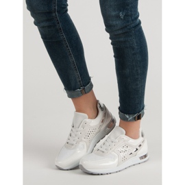 Calçados Esportivos Com Lantejoulas branco 6