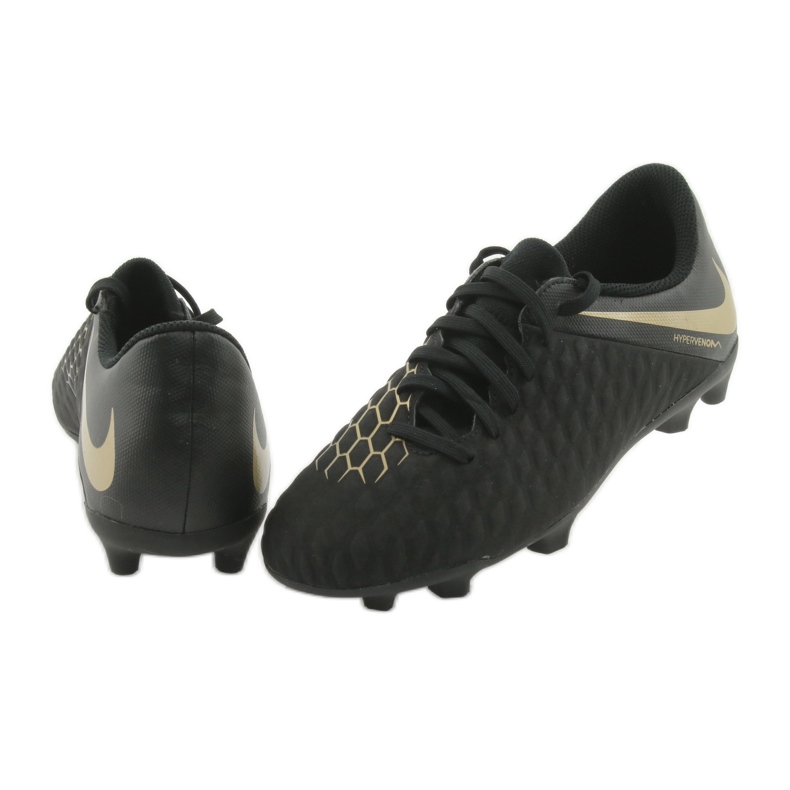 Chuteiras Nike Hypervenom Phantom 3Club FG Jr AJ4146-090 preto 4