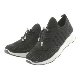 Jatos pretos DK FS19 esportivos femininos 3