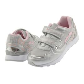 Sports Velcro American Club ES18 sebrne cinza 4