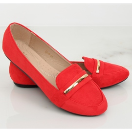 Mocassim feminino vermelho 3C-9 Vermelho II-GAT 1