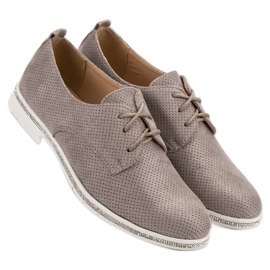 Seastar Brogues cinza com cristais 1