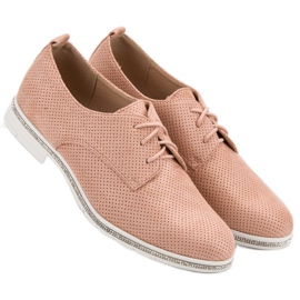Seastar Sapatos de pólvora com cristais rosa 2