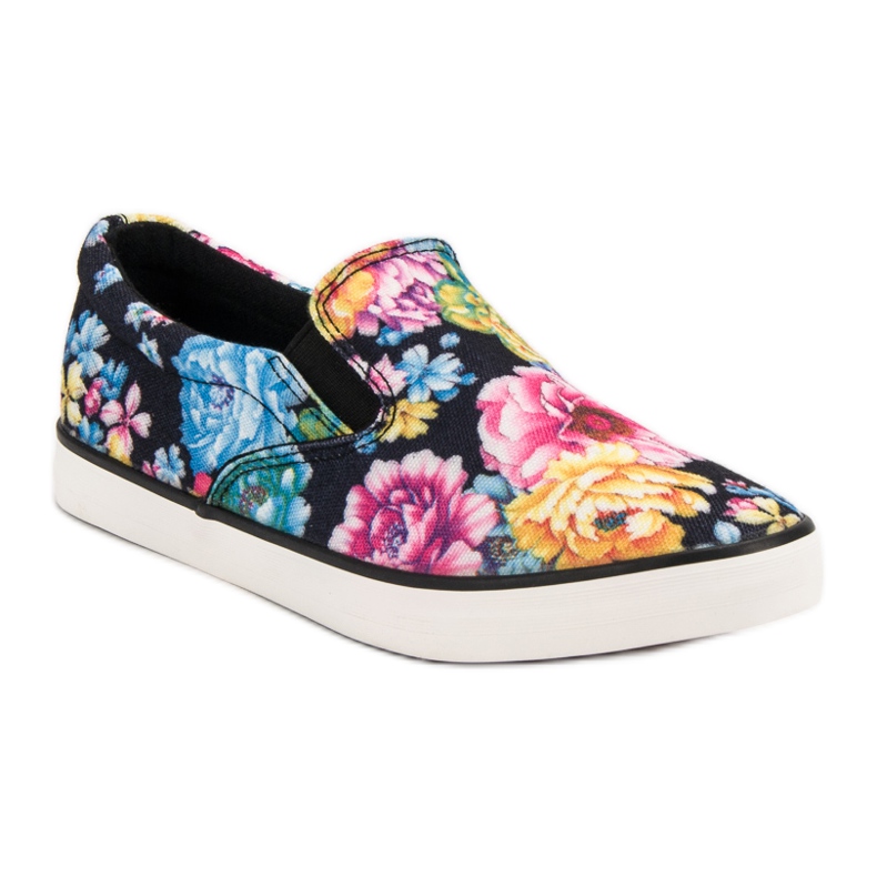 Yes Mile Slipony In Flowers preto multicolorido 1