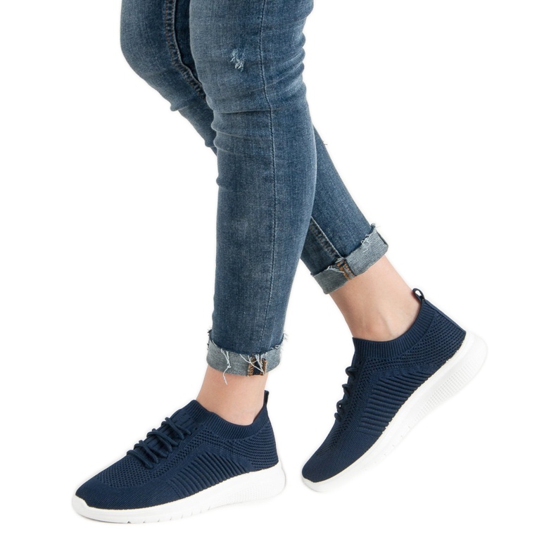 Primavera Calçado Têxtil Leve azul 2