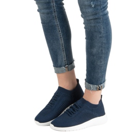 Primavera Calçado Têxtil Leve azul 1