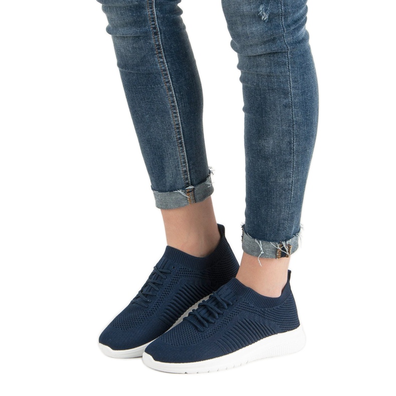 Primavera Calçado Têxtil Leve azul 1