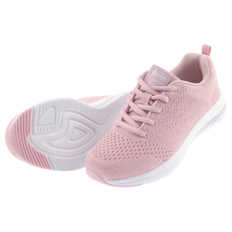 Meninas esportivas American Club HA07 rosa 5