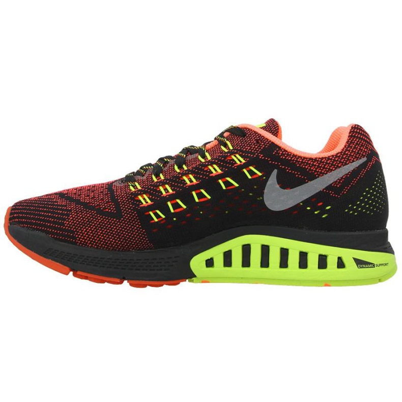 Tênis de corrida Nike Zoom Structure 18 W 683737-806 preto vermelho 1