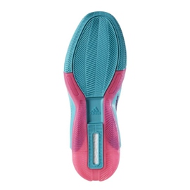 Tênis de basquete adidas John Wall 2 Boost Prime Knit M D70028 multicolorido roxo 2