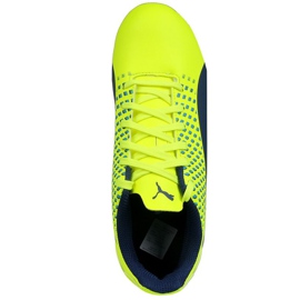 Puma Adreno Iii Fg Safety Junior 104049 10 chuteiras dourado verde 1