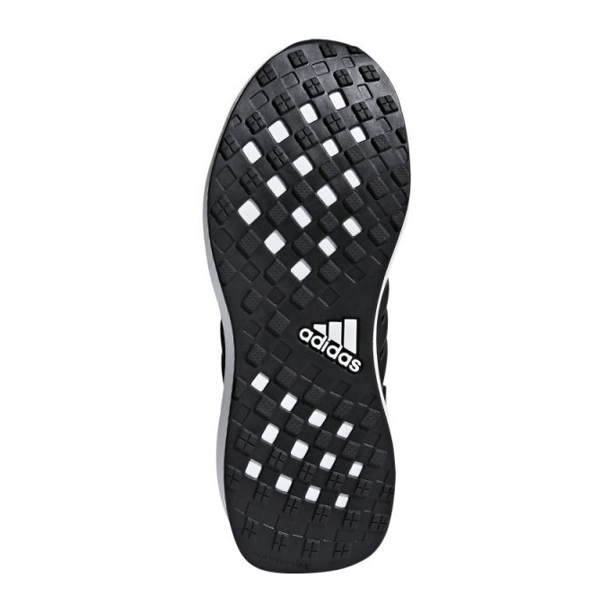 Tênis de corrida adidas Rapida Run Knit Jr DB0220 preto 1