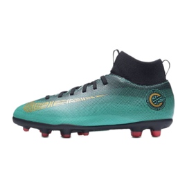 Chuteiras de futebol Nike Mercurial Superfly 6 Club CR7 Mg Jr AJ3115-390 azul azul 1