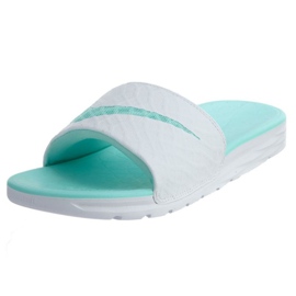 Escorrega Nike Benassi Solarsoft 705475-130 branco verde 1