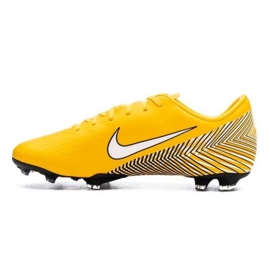 Chuteiras Nike Mercurial Vapor 12 Elite Neymar Fg Jr AR4091-710 amarelo com sobre ł volume sim 1