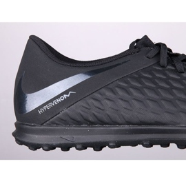 Chuteira de futebol Nike Hypervenom Phantomx 3 Club Tf AJ3811-001 preto preto 2