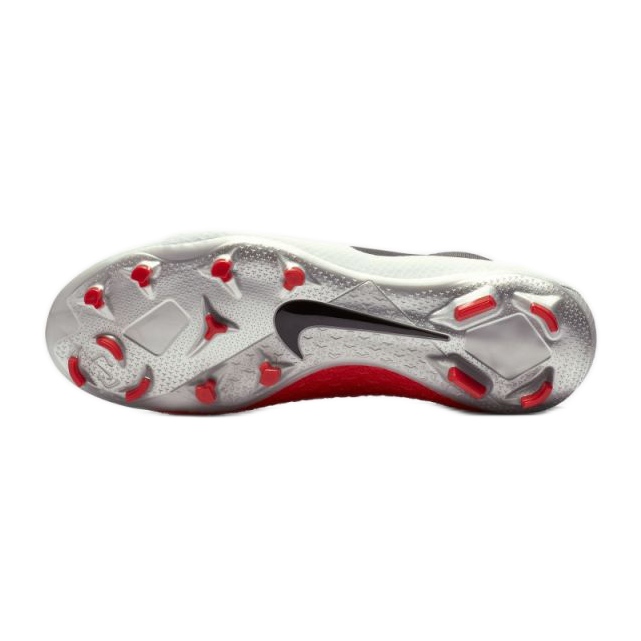 Chuteiras de futebol Nike Phantom Vsn Pro Df Fg AO3266-060 branco cinza 2