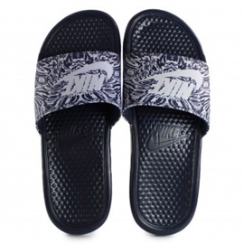 Nike Benassi Just Do It Print 631261-403 Slide preto 1