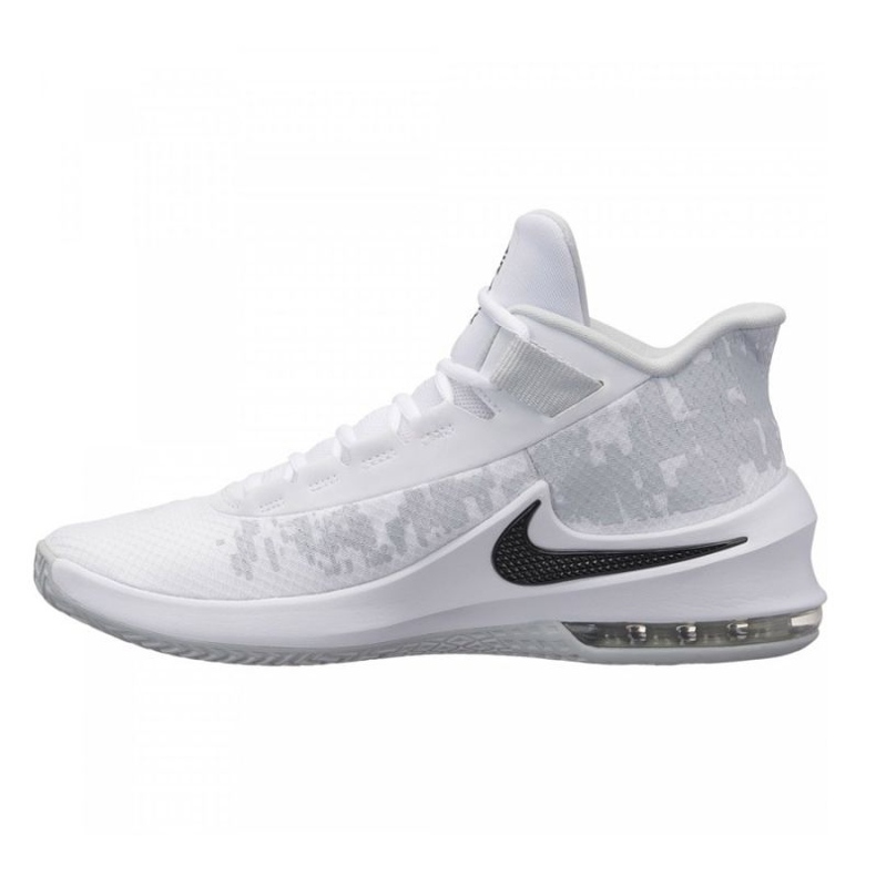 Tênis de basquete Nike Air Max Infuriate 2 Mid M AA7066-100 branco branco 1